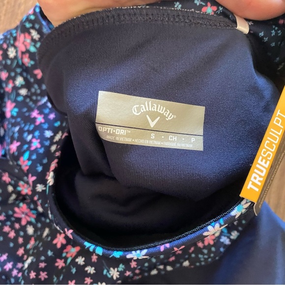 Callaway Pink and Blue Mini Skater Skirt - Picture 3 of 3